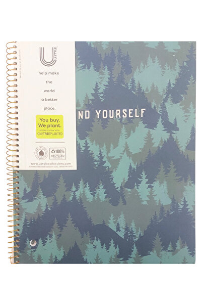 U style "Spiral Notebook, College Ruled, 80 Sheets – Assorted Designs & Colors for Every Style"