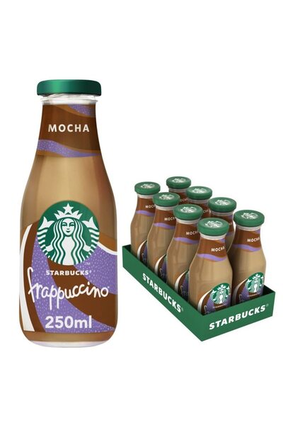 Starbucks مشروب قهوة فرابوتشينو موكا شوكولاتة 250 مل*8 قطع