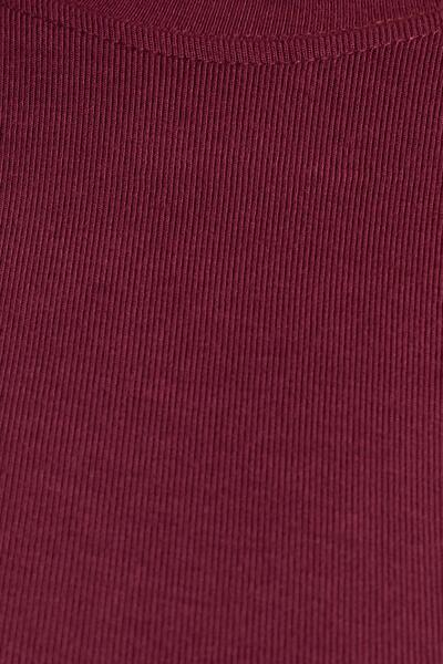 Tudors Women's Regular Fit Classic Cut Crew Neck Viscose Fabric Ultra Soft Burgundy T-Shirt
