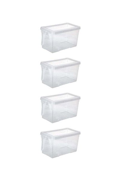 Generic Clear Storage Bin, Large Plastic Container, Pantry Organization,Plast...