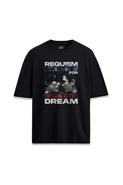 Darkia تي شيرت مطبوع بتصميم خاص من Requiem For Dream Film للجنسين