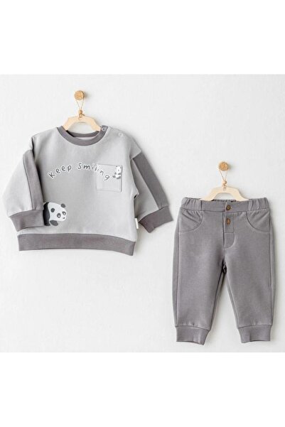 andywawa Andy Wawa 2li Takım Keep Smiling Gri