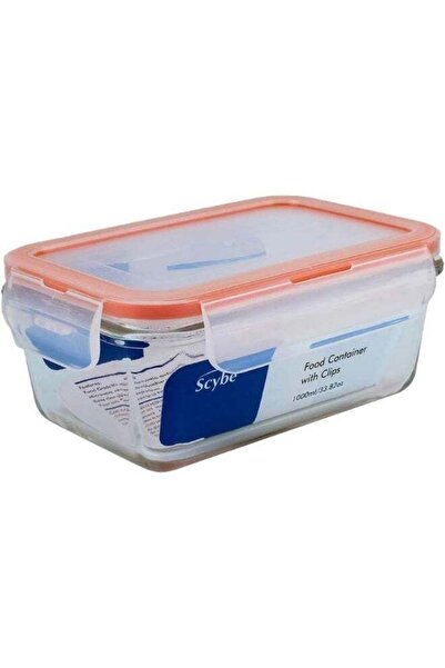 Generic Mondex Mondex Glass Food Container With Lock Lid, 1000ml - cmn0099