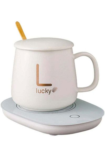 Generic FEND Portable Coffee Cup Warmer With Heating Plate and Auto Shut off Function Electric Beverage for