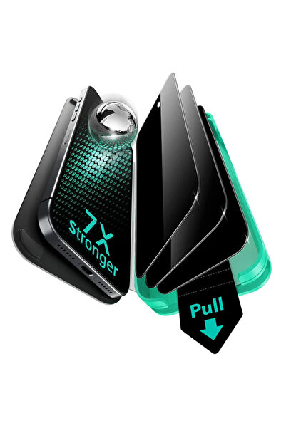 ESR [Pack 3x] iPhone 17 Pro Max Privacy Armorite Screen Protector UltraFit, Black
