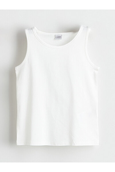 LC Waikiki Crew Neck Basic Girl's Undershirt
