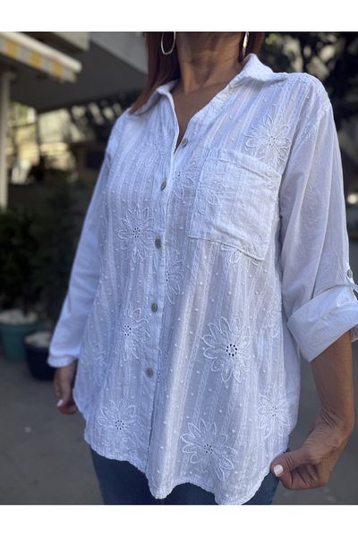 DenizEge Italian Brode Collar Shirt