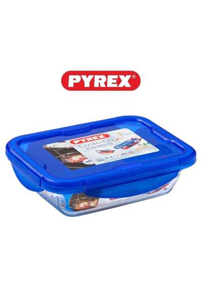 Generic PYREX Pyrex Cook&Go 3.5L Rectangle Storage Dish with Airtight Lid - Versatile Freezer-to-Oven Solut