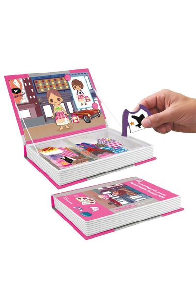 NEWBRENDHOME ألعاب تعليمية تفاعلية، كتاب ألغاز مغناطيسي، 71 قطعة، لعبة للأولا...