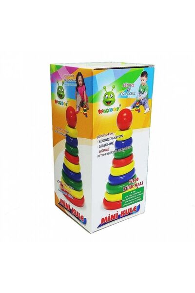 NEWBRENDHOME Learning Educational Toys Wooden Mini Tower Girls Boys Kids Toy