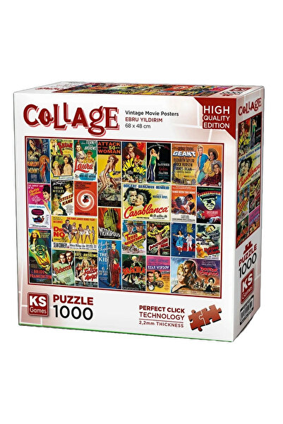 NEWBRENDHOME ألعاب تعليمية توضيحية من كيه إس جيمز، ملصقات أفلام كلاسيكية، لغز...