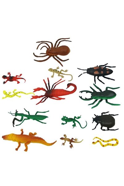 NEWBRENDHOME ألعاب تعليمية تفاعلية للزواحف والحشرات في حقيبة، لعبة للأولاد وا...