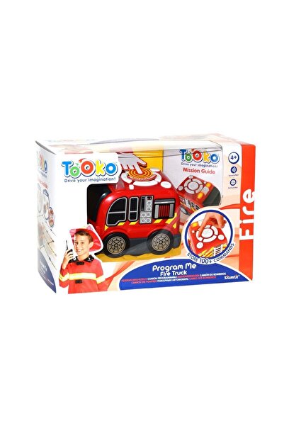 ÇEŞİT SEPETİM Boy's Toy Sil/81470 Silverlit Tooko Programmable Fire Truck Playset Girl's Toy