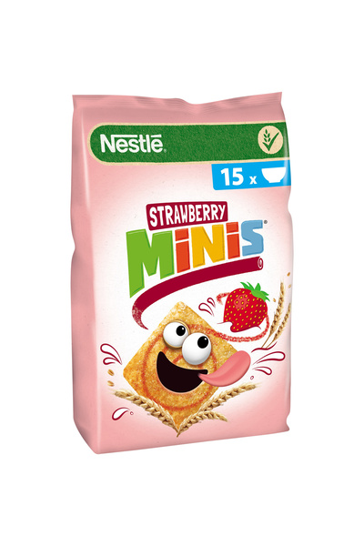 Nestle Cereale pentru mic dejun Strawberry Minis, 450g