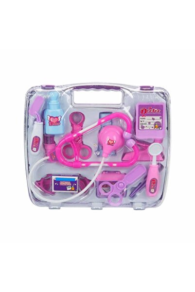 Genel Markalar Erkek Çocuk Oyuncak Çantalı Doktor Seti 13 Parça Kız Çocuk Eği...