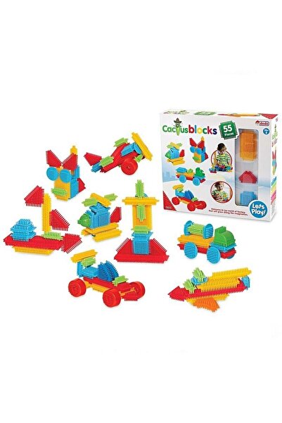 Gülce Design لعبة للفتيات، لعبة للأولاد، مكعبات ديدي كاكتوس، 55 قطعة، ألعاب ت...