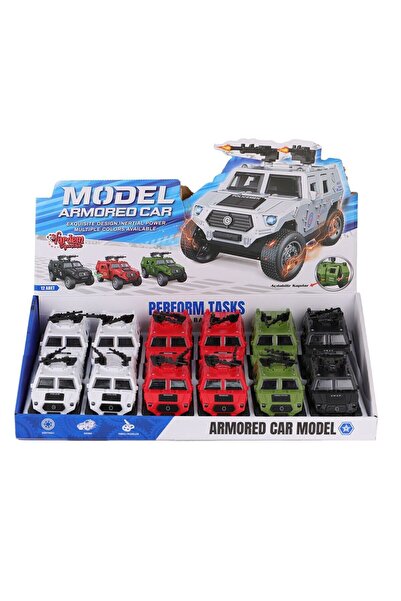 OMZ لعبة سيارات مدرعة للفتيات مع بوابة قابلة للفتح طراز JW567-172 - قطعة واحدة متوفرة في المخزون