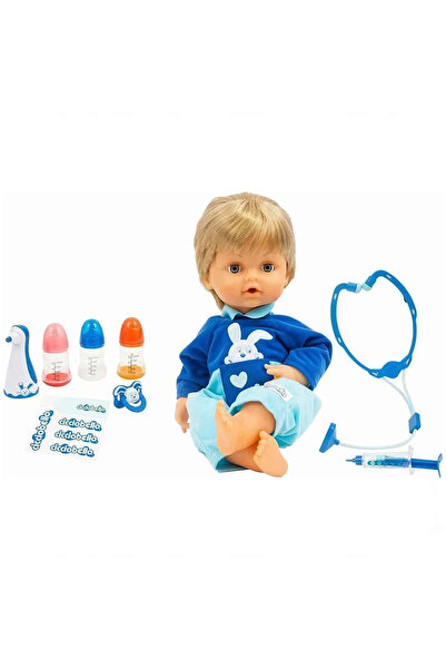 SPOR35 Kız Erkek Çocuk Oyuncak Cicciobello Çok Hastayım Doktor Setli Hasta Be...