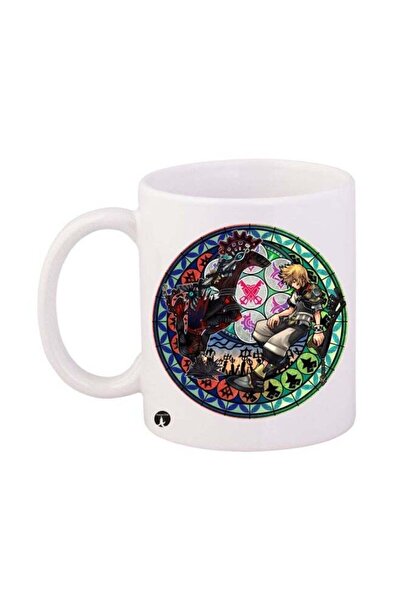 Generic Kingdom Hearts Video Game Printed Mug White/Blue/Green