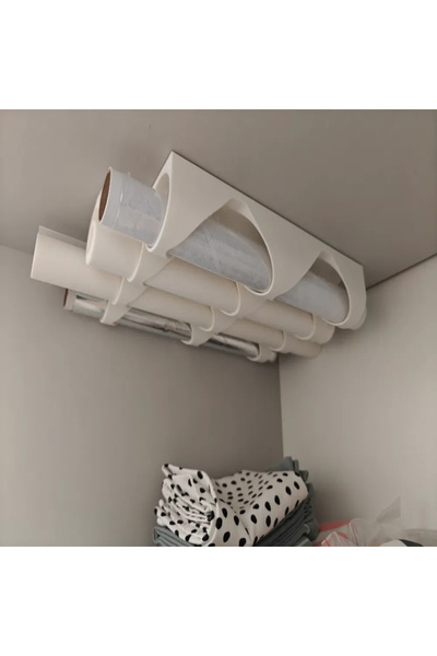 Plasfire Kitchen Roll Holder (Baking Paper - Aluminum Foil Etc. Useful to Organize Your Rolls)