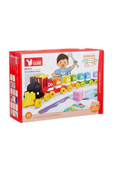 NEWBRENDHOME ألعاب تعليمية 414 قطعة قطار موسيقي دوبي / 25 قطعة +6 بطاقات / لل...