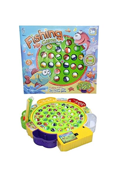 NEWBRENDHOME Öğretici Eğitici Oyuncaklar KUTULU PİLLİ BALIK OYUNU Kız Erkek Ç...