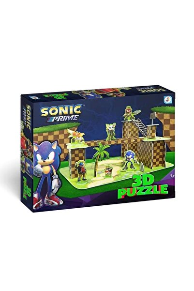 AMALFİ SO7947 Sonic 3D Puzzle -Laçokids Kız Erkek Çocuk Oyuncak Eğitici Oyuncaklar