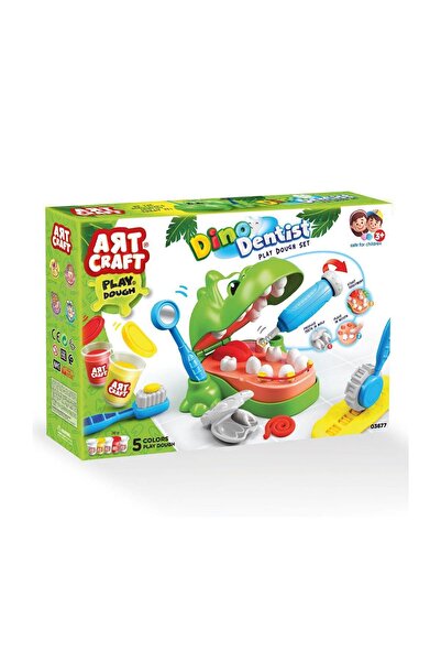 NEWBRENDHOME ألعاب تعليمية 03677 مجموعة العجينة ديدو دينو داينتشر للفتيات وال...