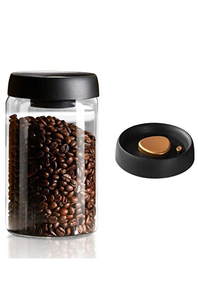 Generic Vacuum Glass Coffee Storage Jar, Borosilicate Glass Coffee Canister, ...