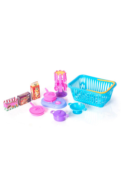 ÇEŞİT SEPETİM Boy's Toy Picnic Tea Set Girl's Educational Toys