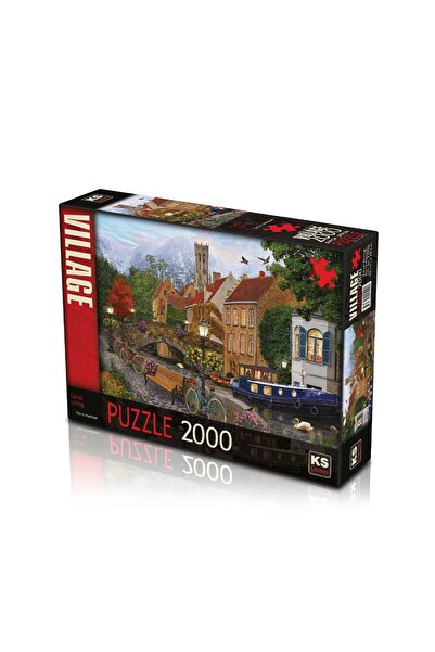 Gülce Design لعبة الفتيات 22509 كيه إس، كانال ليفينج، لغز مكون من 2000 قطعة، ...