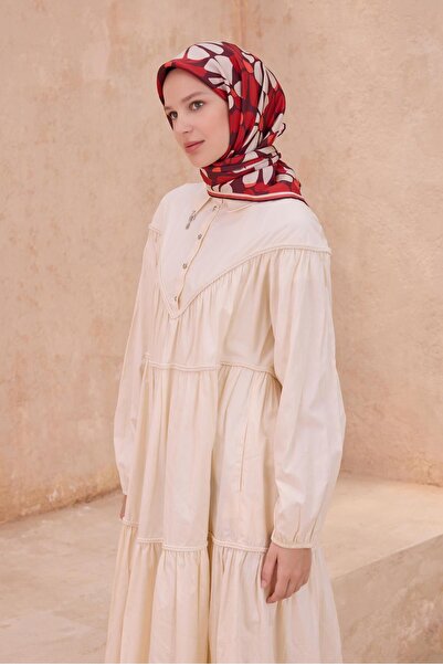 Belli Tivil Pure Silk Scarf 4116 - 39 Μικτό σχέδιο μπορντό