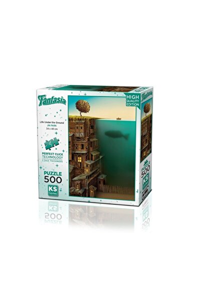 Gülce Design لعبة بنات 20045 بازل الحياة تحت الأرض 500 قطعة - بازل كي إس لعبة تعليمية للأولاد