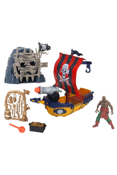 OMZ Kız Çocuk Oyuncak Korsan Savaş Gemisi Oyun Seti Erkek Çocuk Oyuncak Eğitici Oyuncaklar