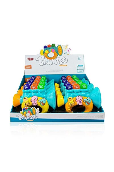 NEWBRENDHOME ألعاب تعليمية تفاعلية JLG-855-38A ترومبيت للأطفال مع أضواء وموسي...