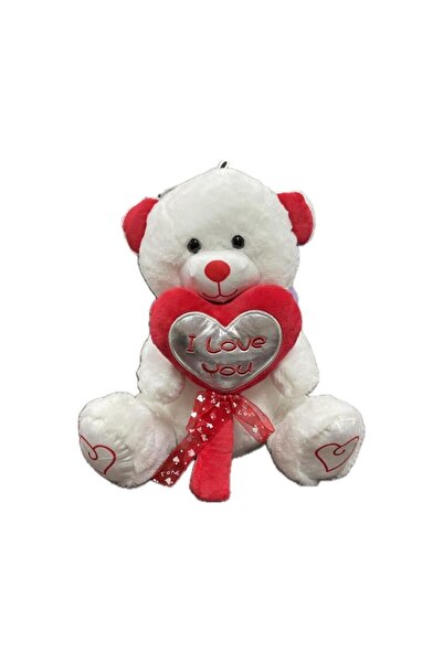 NEWBRENDHOME ألعاب تعليمية تفاعلية، دمية قطيفة على شكل دب هالى بقلب حلوى، 40 ...