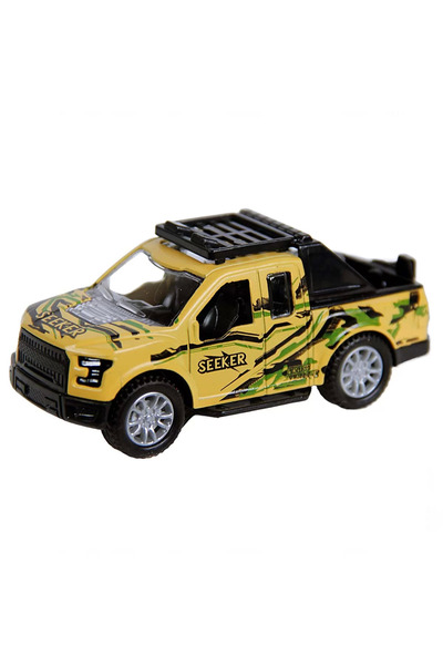 NEWBRENDHOME ألعاب تعليمية معدنية قابلة للسحب والتحرير على شكل سيارة سفاري K1...