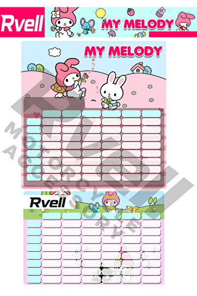 MKARAKAN STICKER DE PLANIFICARE RVELL MY MELODY 1 BUC 008