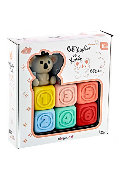 OMZ لعبة الفتيات فينيلاند سوفت أكتيفيتي كيوبز كوالا مجموعة من 7 قطع 661914 لعبة تعليمية للأولاد