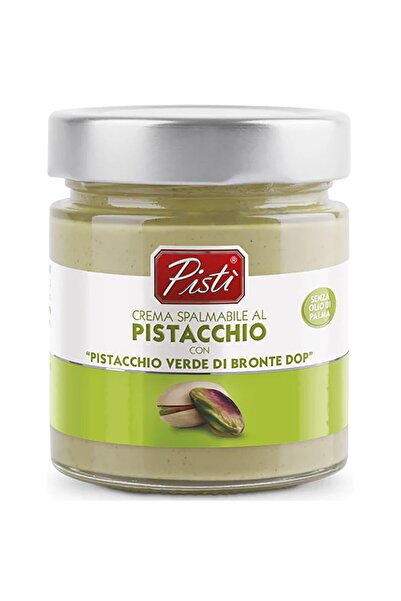Pişti Cremă de vanilie verde cu fistic Bronte, Pisti, 200g
