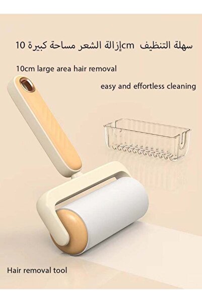 Generic Portable Clothing Hair Dust Fur Removal Lint Roller Remover Tear-Off Adhesive Dust Paper Sticky wit