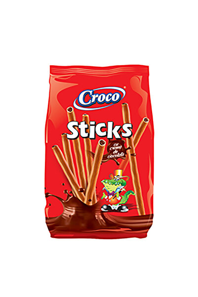 Croco Batoane cu cremă de ciocolată, 6 buc x 80 g,