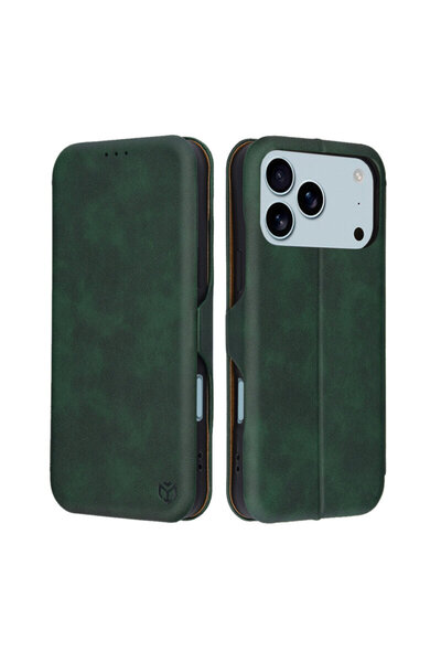 Techsuit Husa 360° iPhone 17 Pro Max Safe Wallet Plus, verde