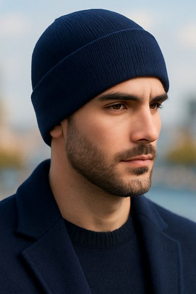 LAGRANZE Premium Basic Plain Men's Beret