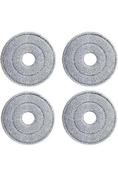 Generic HOMESTAR Mop cloth replacement parts 4 round pieces