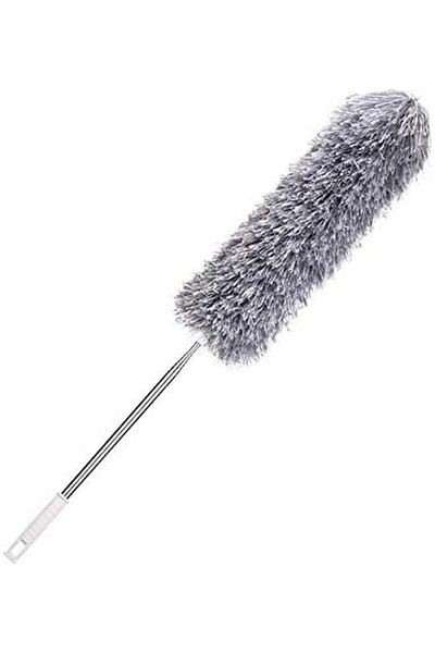 Generic AIWANTO Microfiber Duster with Extension Pole Grey/Silver/White