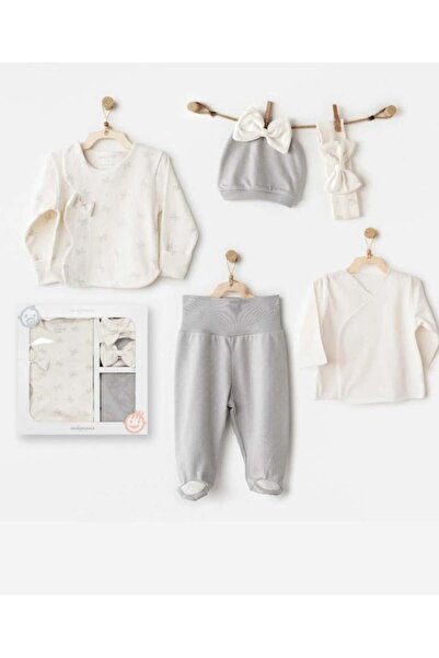 andywawa إصدار مستشفى Andy Wawa مكون من 5 قطع Baby Bow Bliss Ecru