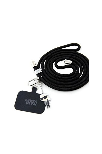 Karl Lagerfeld Șnur de telefon Karl Lagerfeld, Ikonik, Negru, KLUCNMSCKIK