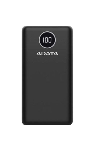 Adata Power Bank Type-C, USB, 20000 mAh Adata, AP 20000 QCD-DGT-CBK, negru