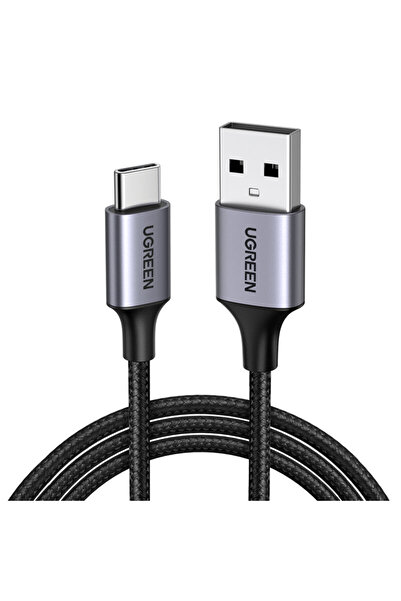 Ugreen USB to Type-C Data Cable Ugreen, 3A, 2m, Gray, 60128